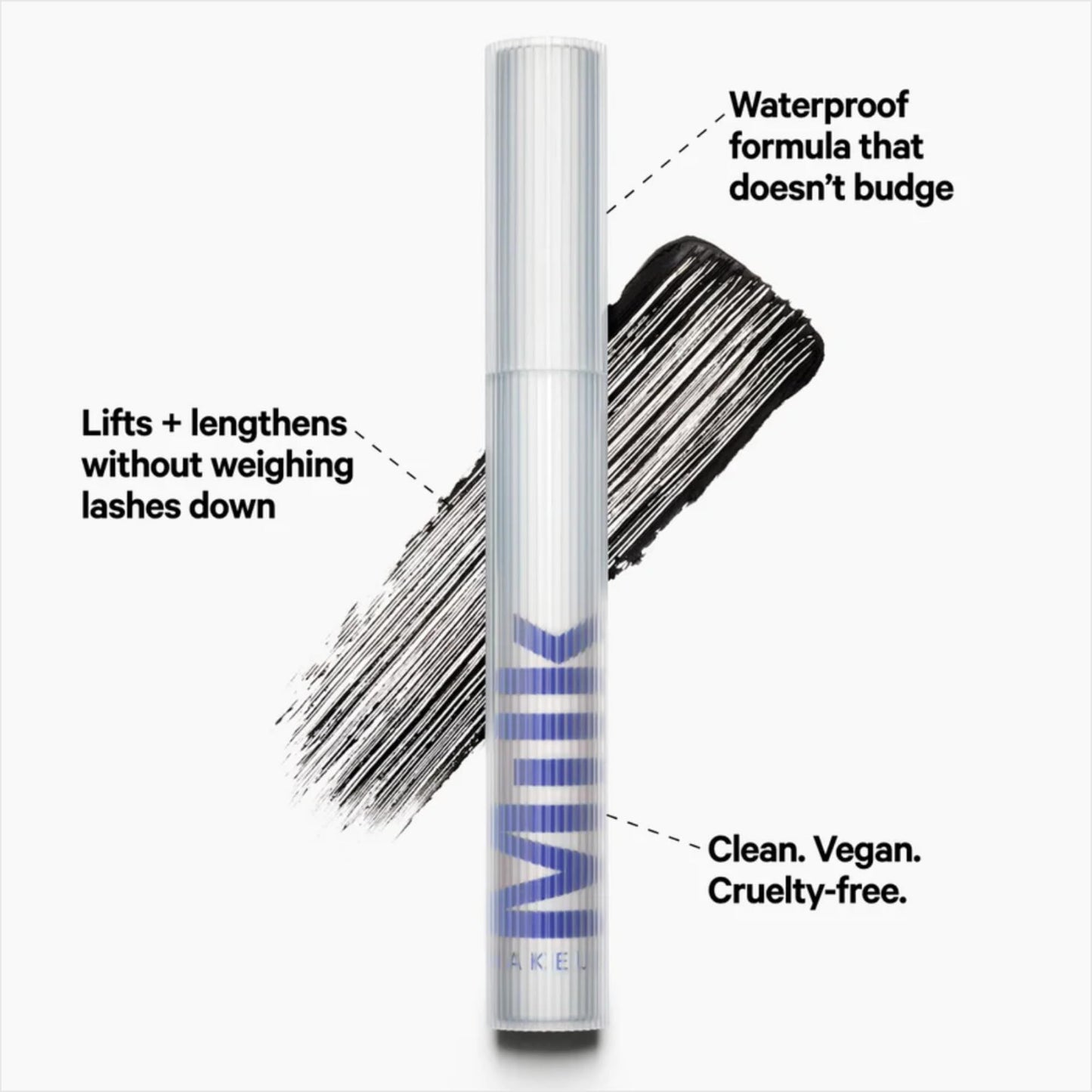 Milk Makeup RISE Waterproof Mascara - Lifts, Lengthens, Holds Curl & Adds Volume - Dries Quickly, Stays Put - Vegan, Cruelty Free Beauty & Personal Care Milk Makeup