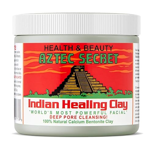 AZTEC SECRET FACE HEALING CLAY, 1 LB Pack of 12 Beauty & Personal Care Aztec Secret