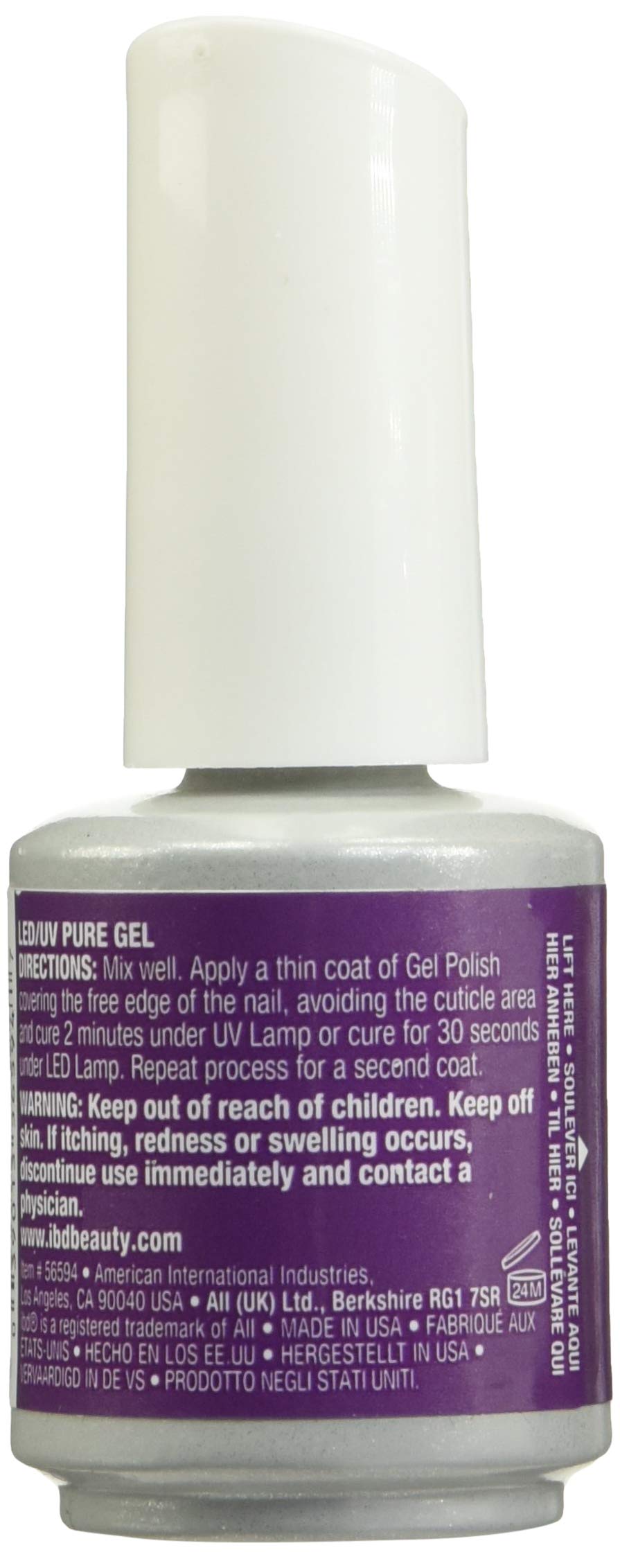 IBD Just Gel Nail Polish, Slurple Purple, 0.5 Fluid Ounce