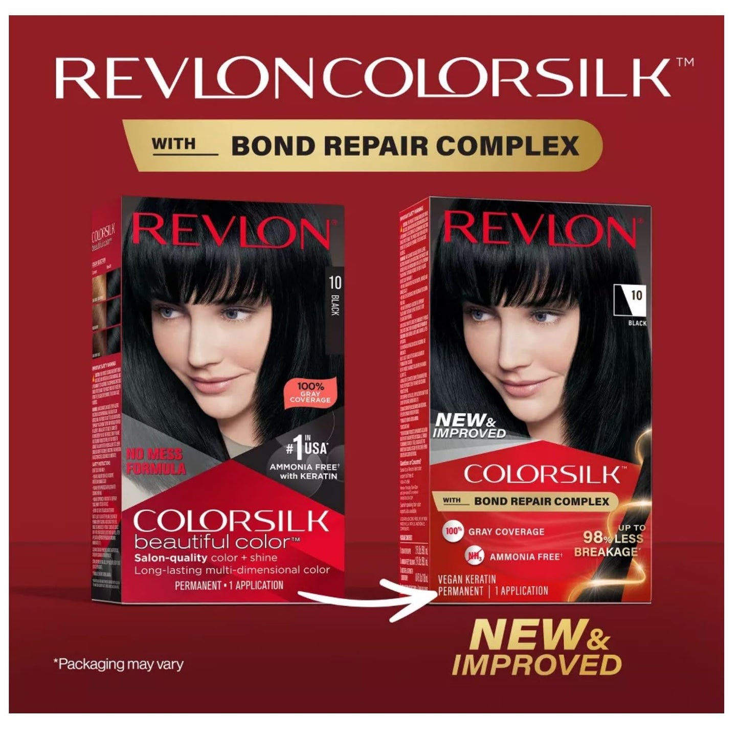 Revlon Colorsilk Natural Hair Color, 1N Black Each Beauty & Personal Care REVLON