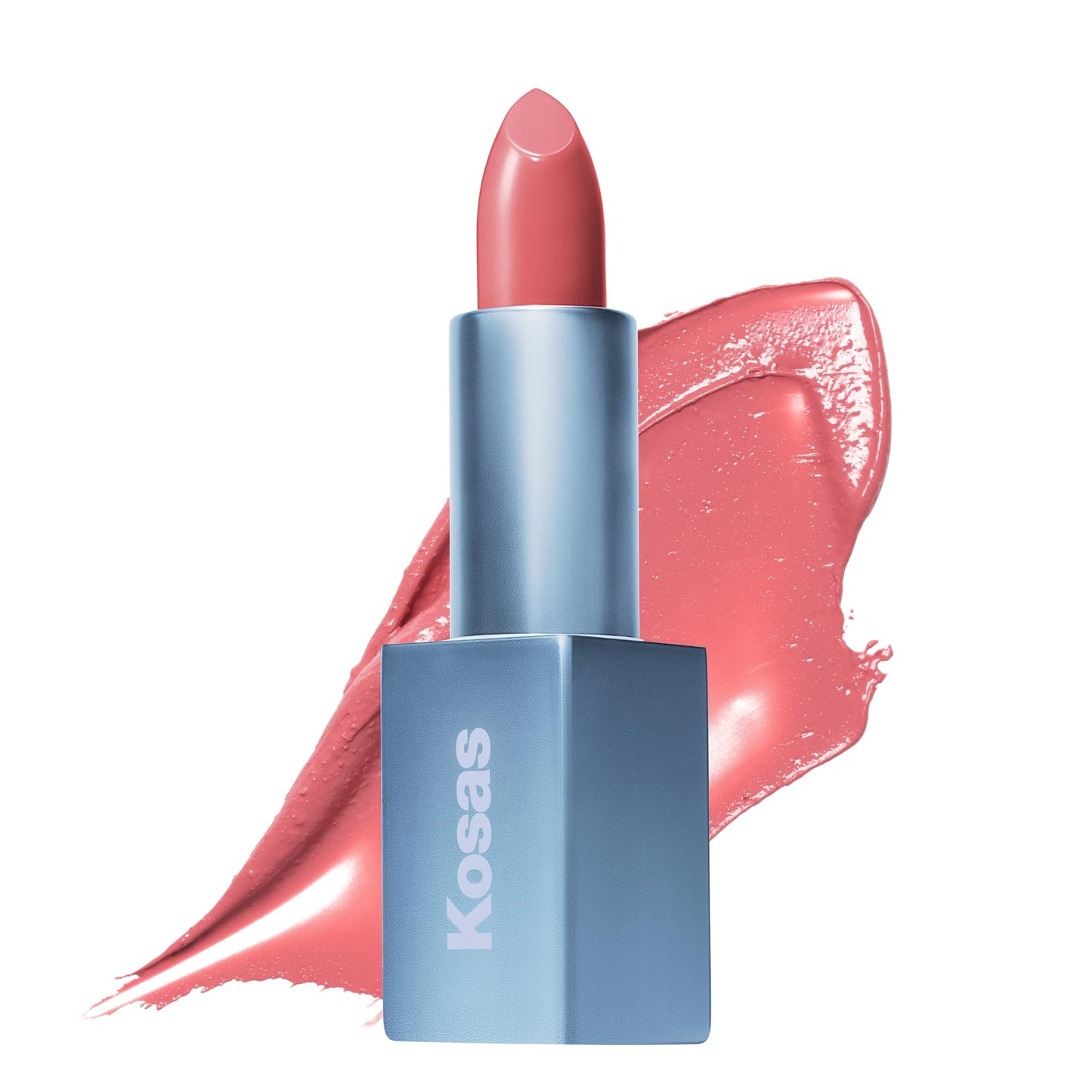 Kosas Weightless Lip Color Nourishing Satin Lipstick - High Impact Lip Color with Clean Formula - Comfy Feel & Soft Finish - Beach House Beauty & Personal Care Kosas