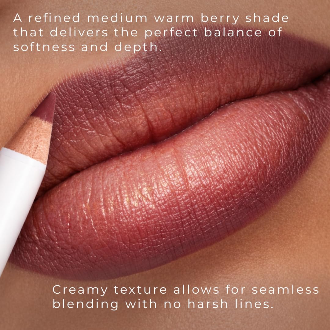 Honeybee Gardens Irresistible Charisma Lip Liner, Matte Medium Warm Berry Pencil for Defining Lips, Long-Lasting Creamy Lip Color, Precision Lip Beauty & Personal Care Honeybee Gardens