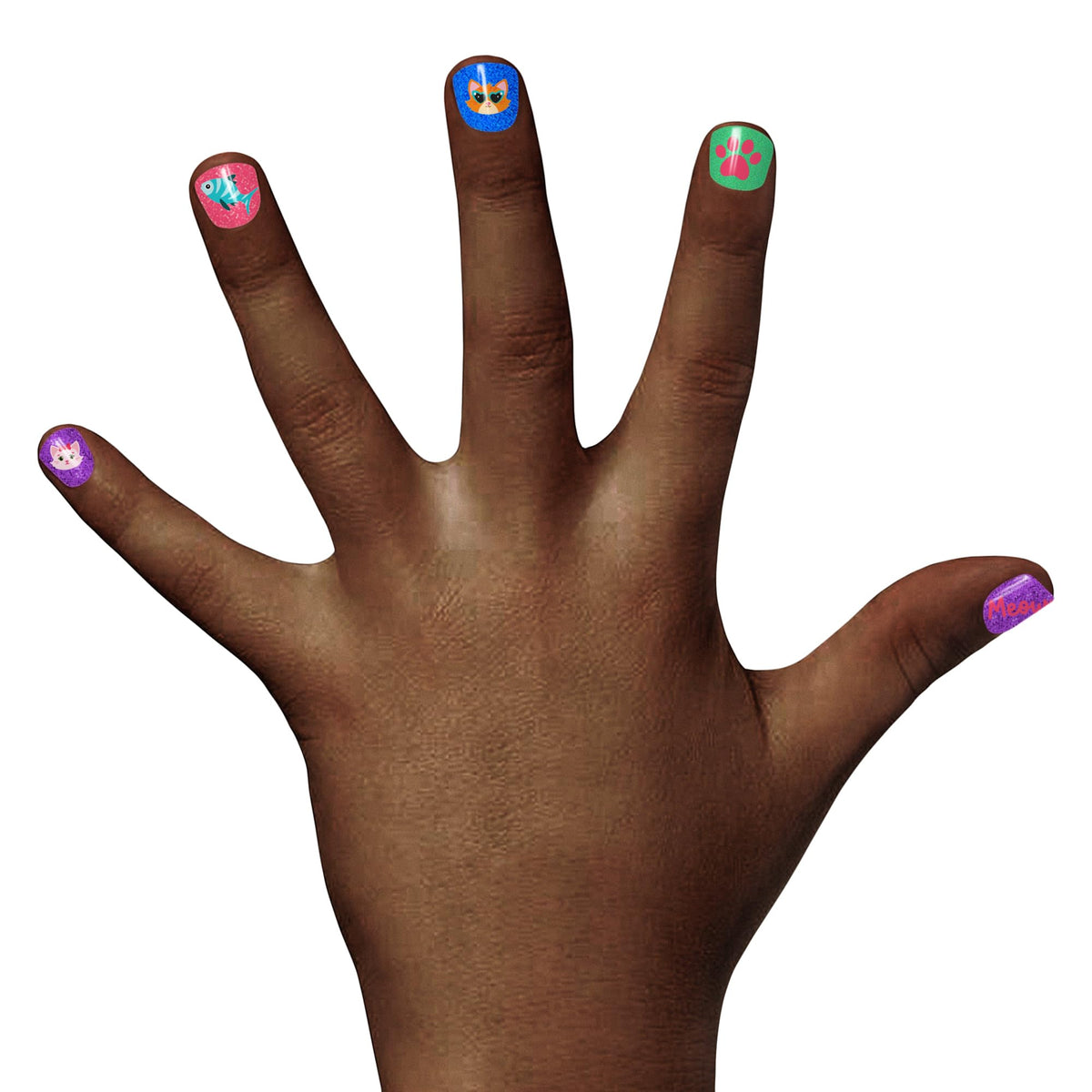 Piggy Paint Nail Polish - PURRfect Paws Pet (4 Color + Nail Art Set)