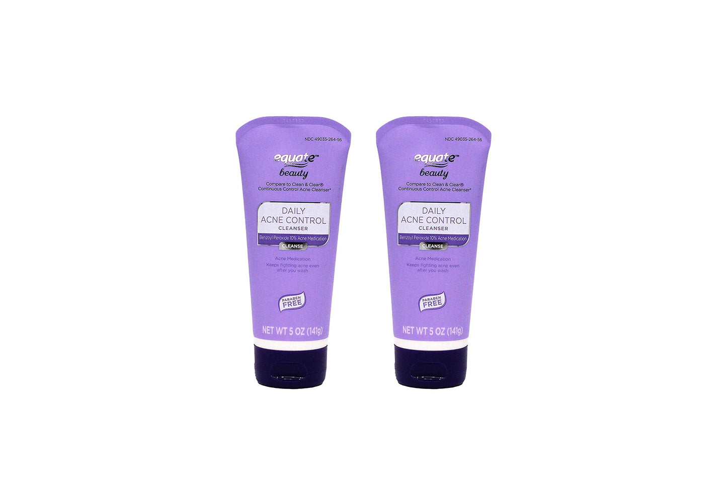 Equate Beauty Daily Acne Control Cleanser, 5 oz (Pack of 2) Beauty & Personal Care Equate Beauty Daily