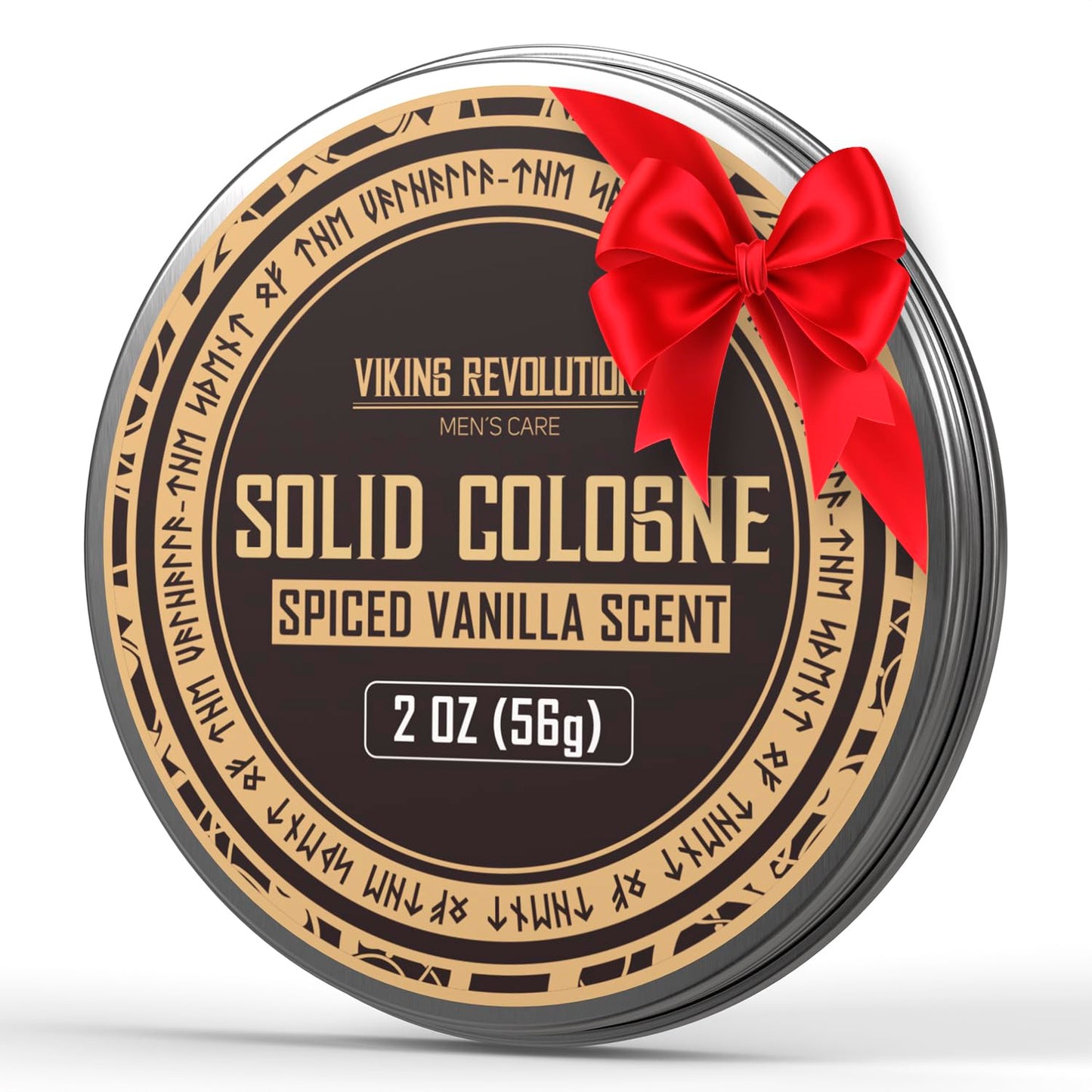 Viking Revolution Spiced Vanilla Solid Cologne for Men - 2 Oz Balm Cologne Travel Wax (Spiced Vanilla) Beauty & Personal Care Viking Revolution