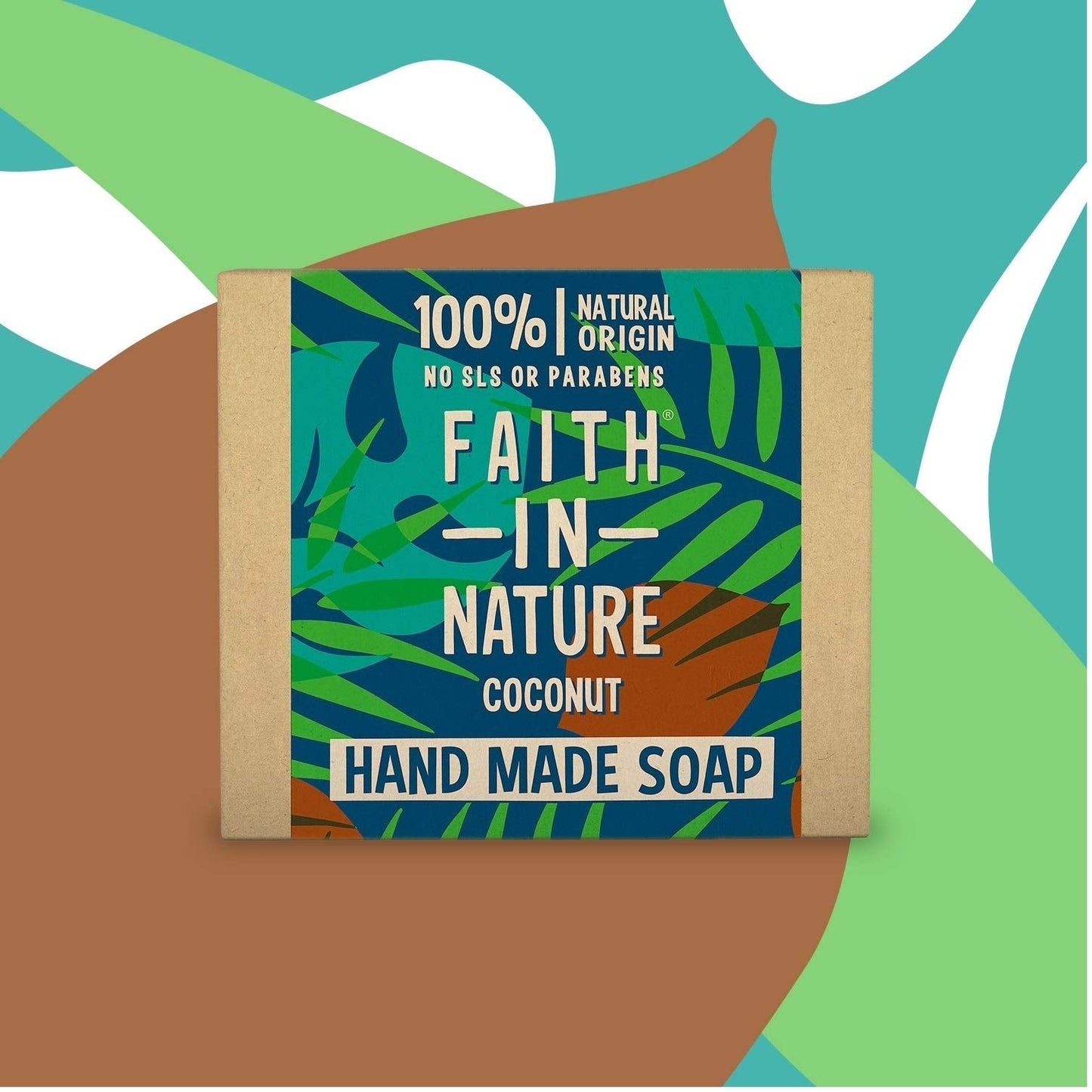 FAITH IN NATURE Coconut Soap Bar, 100 GR Beauty & Personal Care FAITH IN NATURE