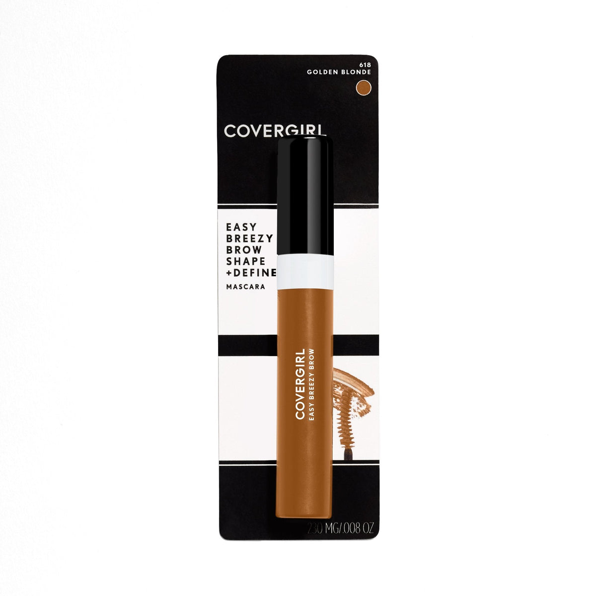 COVERGIRL Easy Breezy Brow Shape & Define Eyebrow Mascara, Golden Blonde, 0.3 Fluid Ounce (packaging may vary) Beauty & Personal Care COVERGIRL
