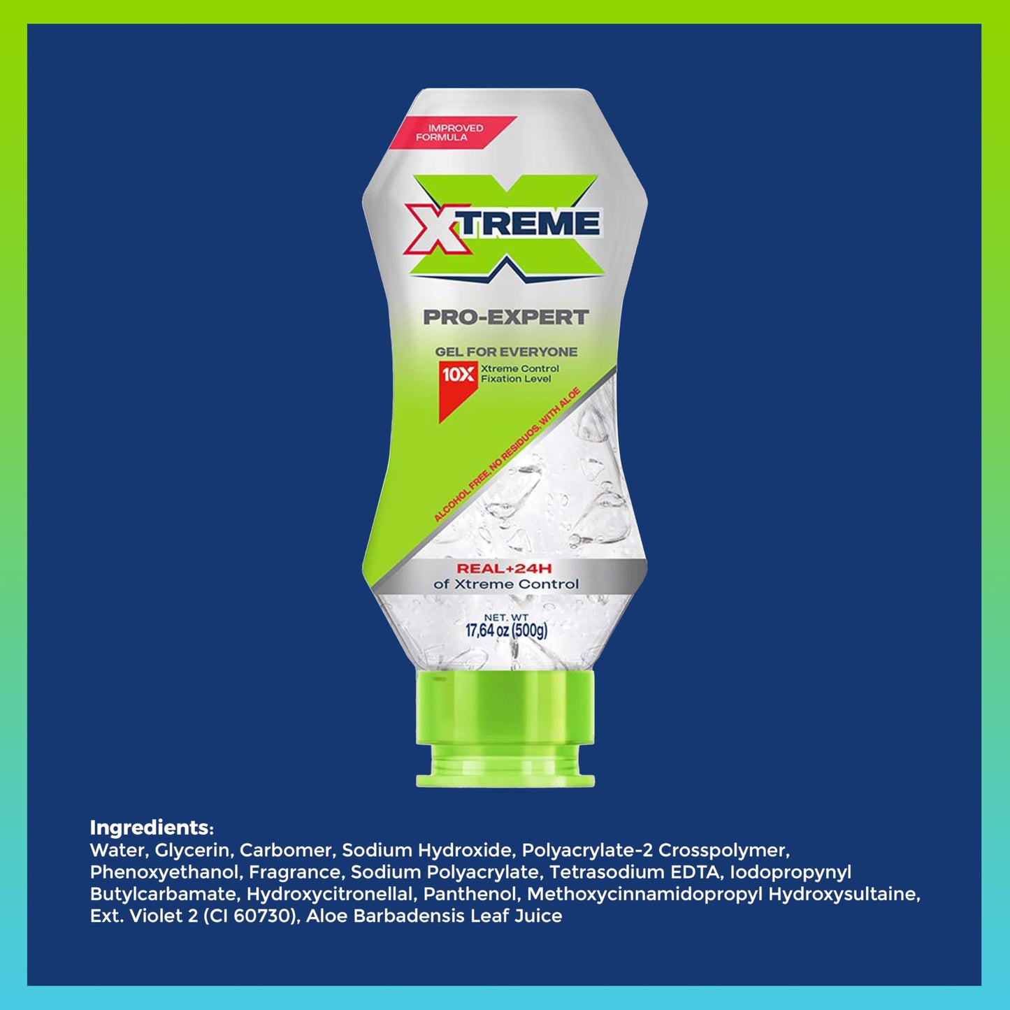 Xtreme Pro-Expert Clear Styling Hair Gel, 17.63 Oz, Pack of 3 Beauty & Personal Care Xtreme