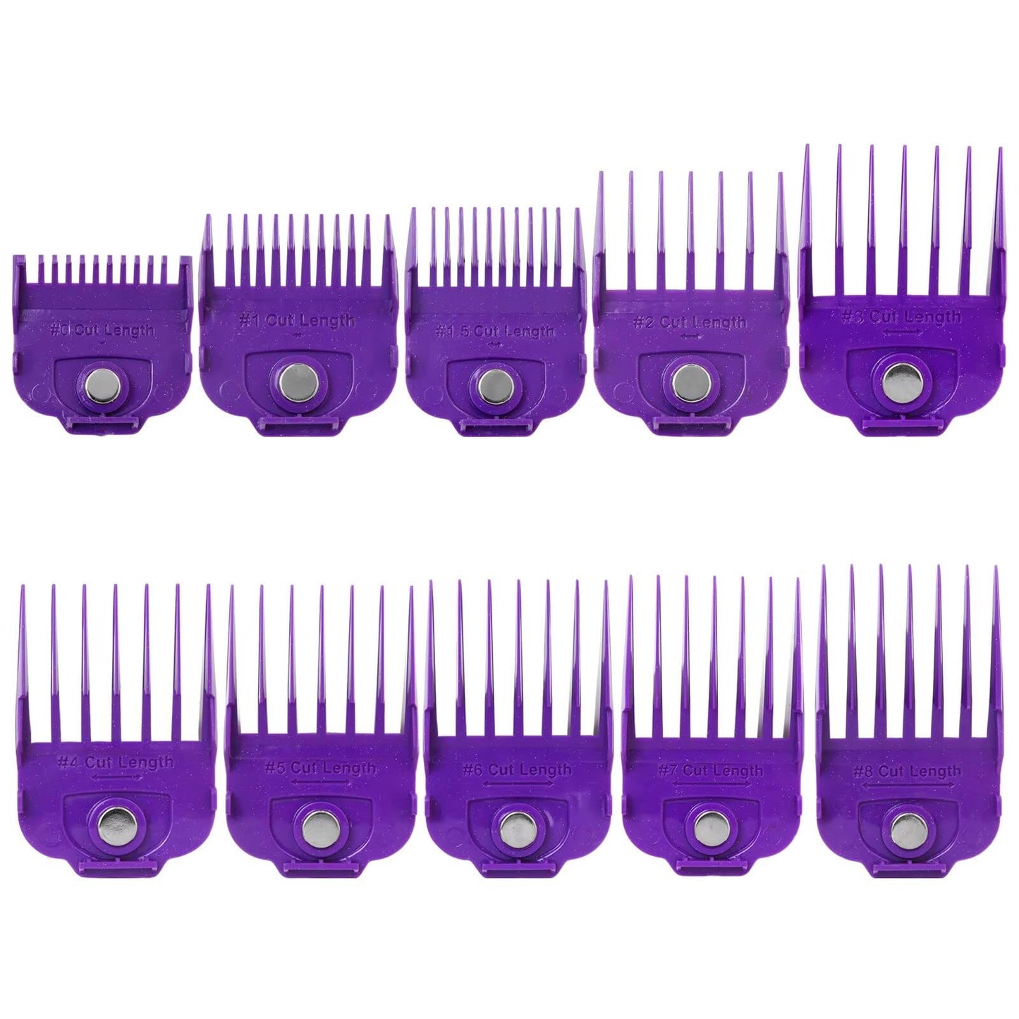 Gxcdizx Clipper Attachment Set - 10 Magnetic Guards Universal for for Master, MBA, MC-2, ML, PM-1, PM-4, PM-5 and most Corded/Cordless Models (2025 Beauty and Personal Care Gxcdizx