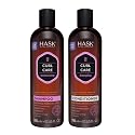HASK Curl Care Shampoo + Conditioner Set with Coconut and Argan Oil | For Curly Hair, Sulfate-Free, Paraben-Free, Gluten-Free, Vegan, Cruelty-Free Beauty & Personal Care HASK