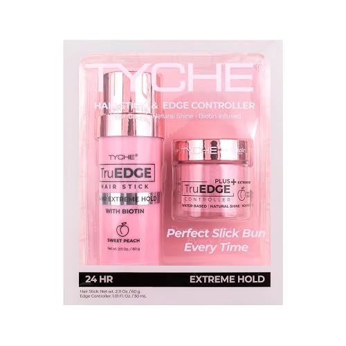 Tyche by Nicka K New York, Edge Controller and Hair Styling Stick, 24 Hour Hold, Water Based, Natural Shine, Biotin Infused (Sweet Peach) Beauty & Personal Care Tyche