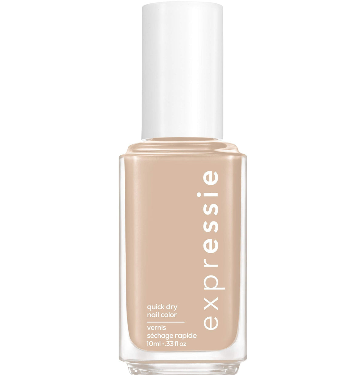 essie Expressie Nail Polish, Quick-Dry Muted Beige Nail Polish, Vegan, Millennium Momentum, 0.33 fl oz