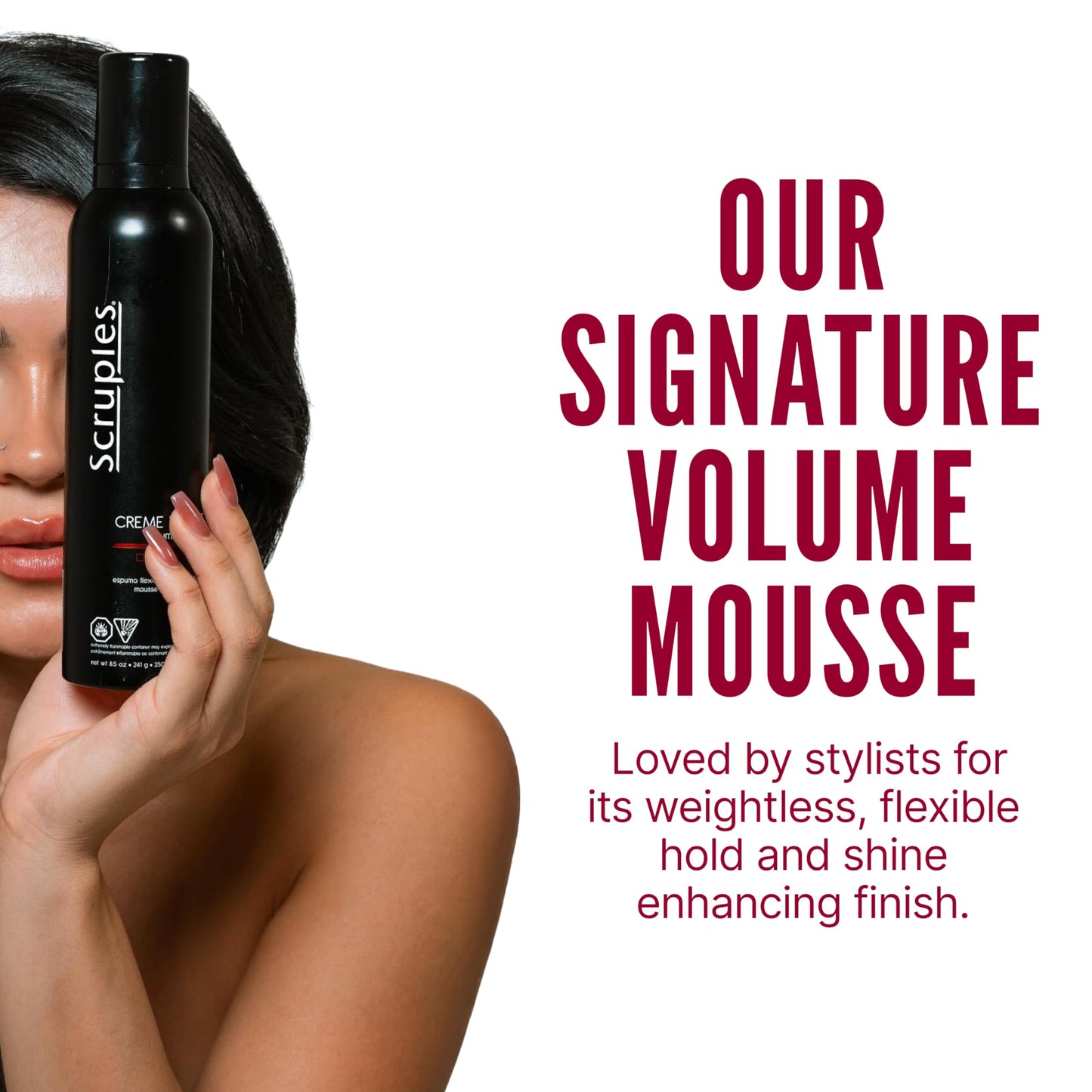 Scruples Creme Parfait Volumizing Foam - Rich & Weightless Styling Foam for Ultimate Smoothing Control, Hydration and Frizz-Free Hold - Alcohol-Free Beauty & Personal Care Scruples