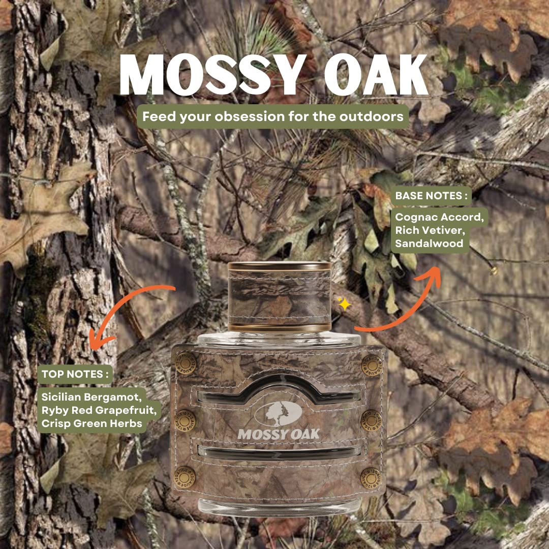 Mossy Oak Men's Cologne by Murcielago Fragrances, 3.4 fl oz - Feed Your Obsession For The Outdoors Beauty & Personal Care Mossy Oak