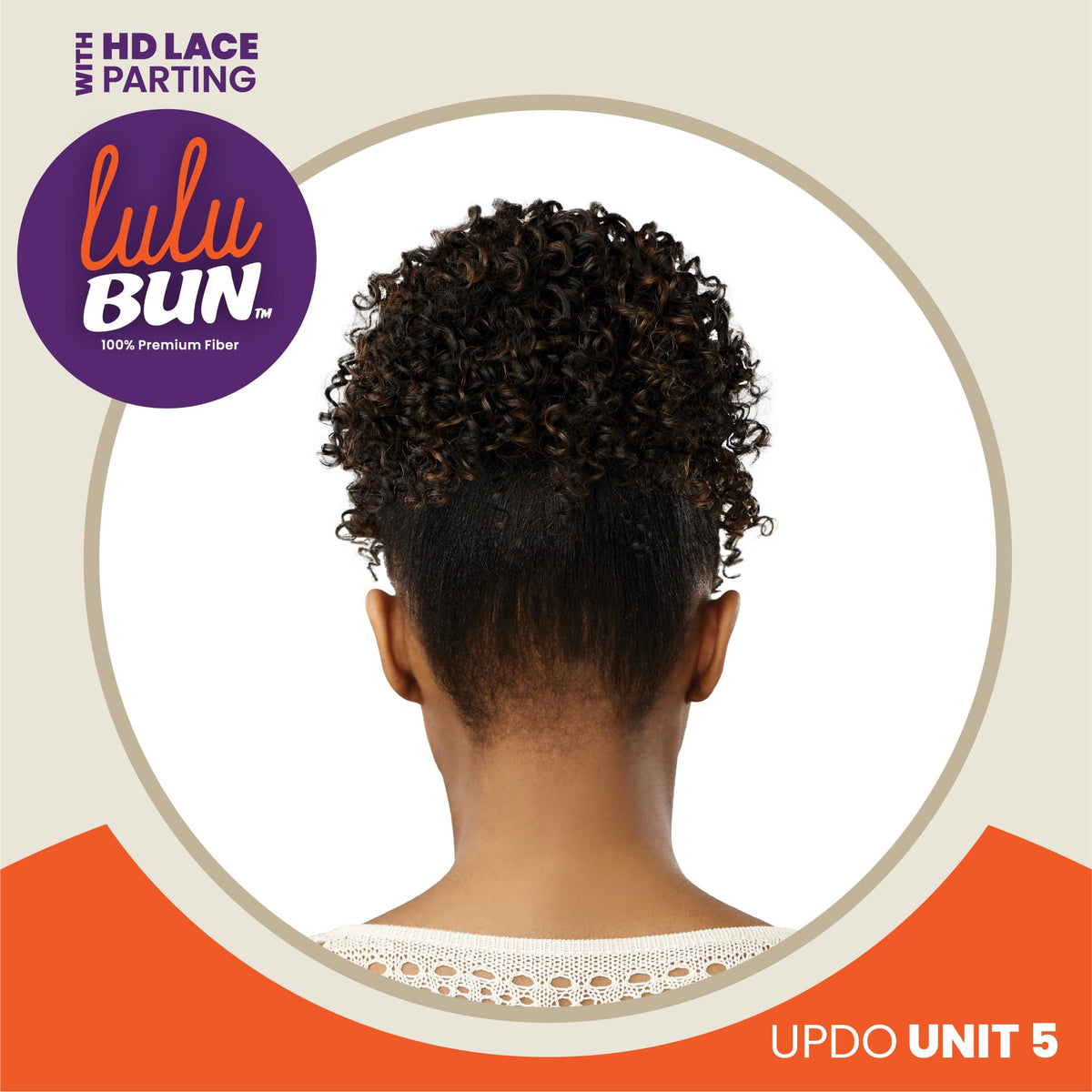 Sensationnel Lulu Bun Updo Hairextensions-Unit 5,F1B/350