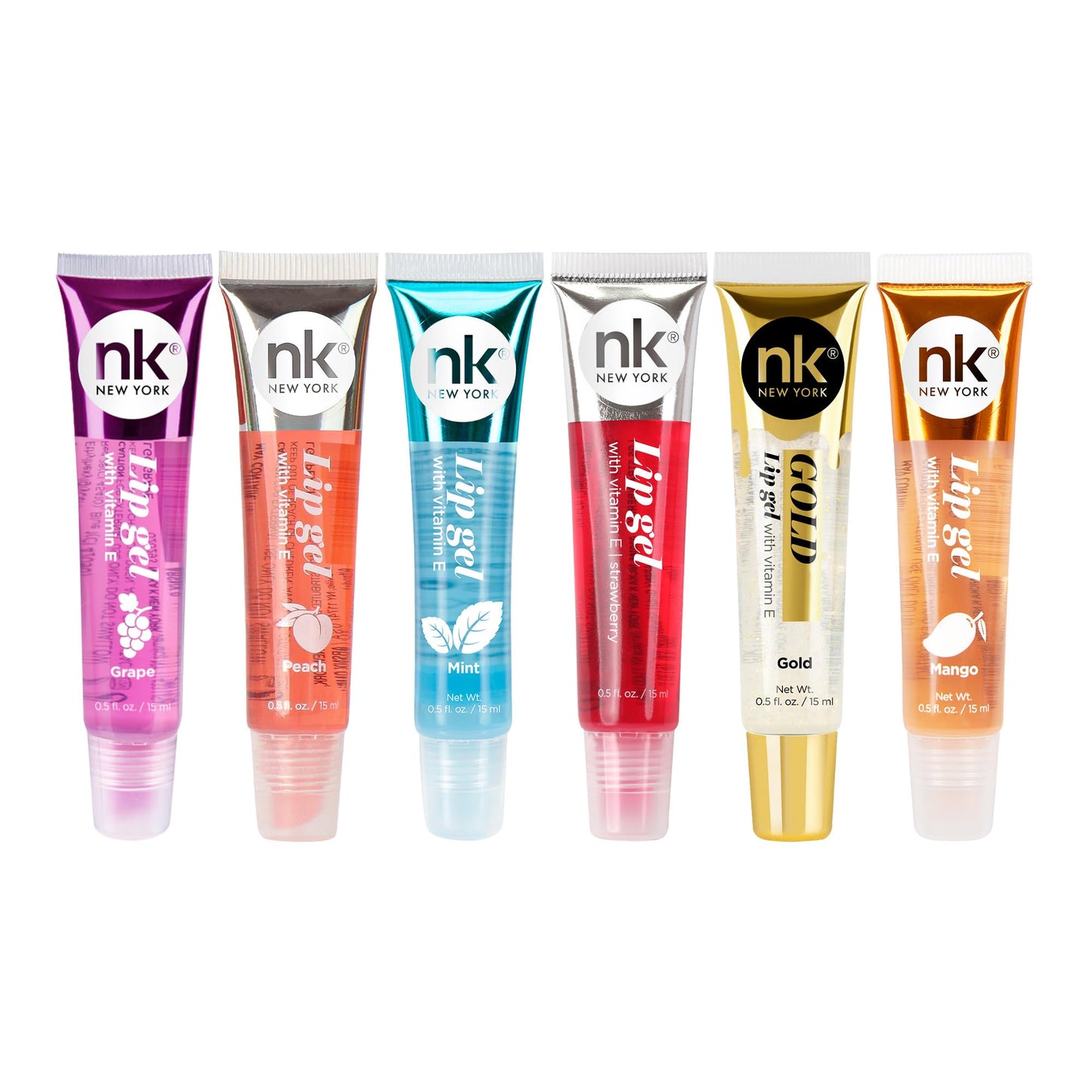 NICKA K NEW YORK Lip Gel, Hydrating, Lightweight, Glides on Effortlessly, Non Sticky Finish Lip Gel Colors (AMZ019) Beauty & Personal Care NICKA K NEW YORK