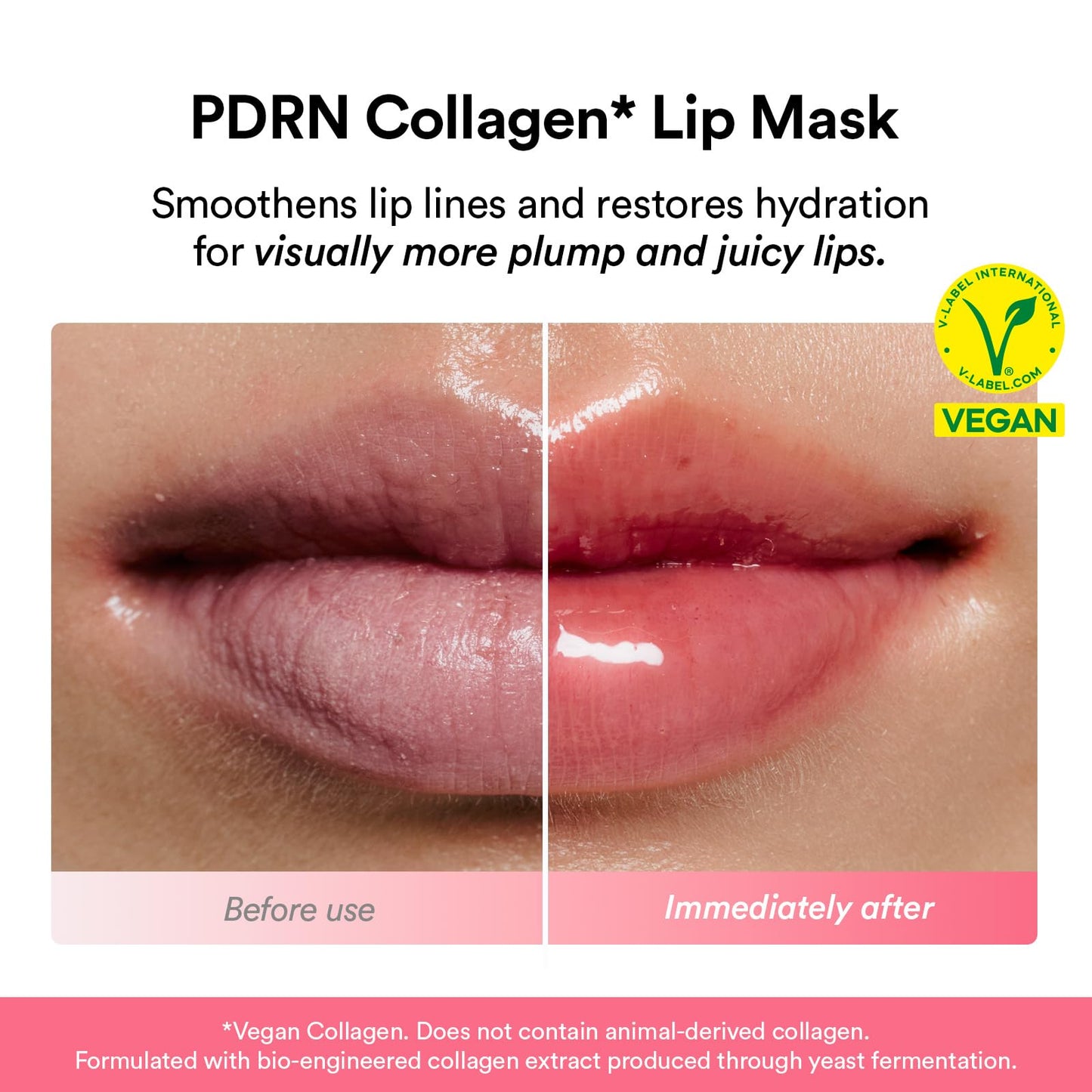 Abib PDRN Vegan Collagen Lip Mask Glazed Jelly 0.38 fl oz - Korean Lip Butter Balm Overnight Sleeping Mask Hydrating Care Moisturizer Treatment Beauty and Personal Care Abib