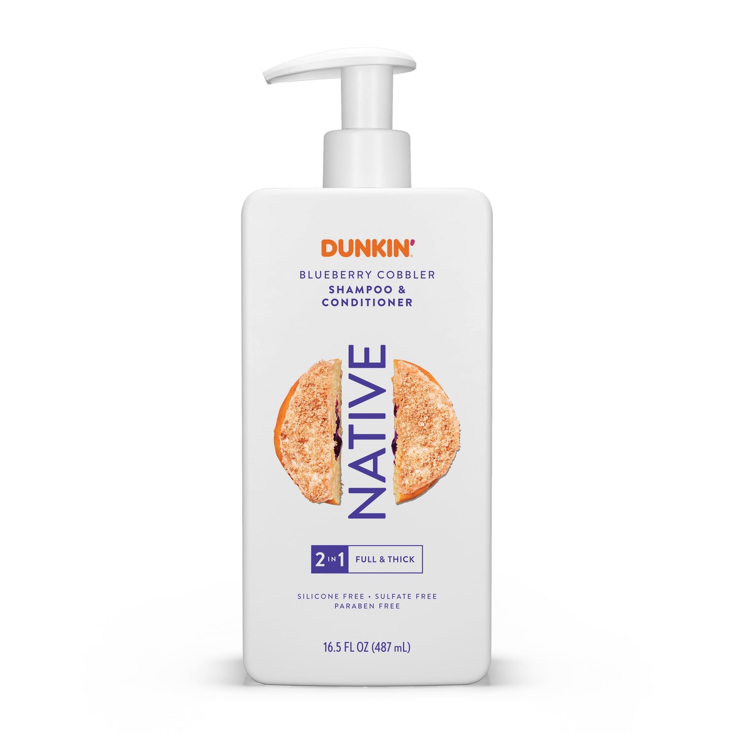 Native | Limited Edition | Blueberry Cobbler |2-in-1 Shampoo and Conditioner| 16.5 oz Beauty & Personal Care Native