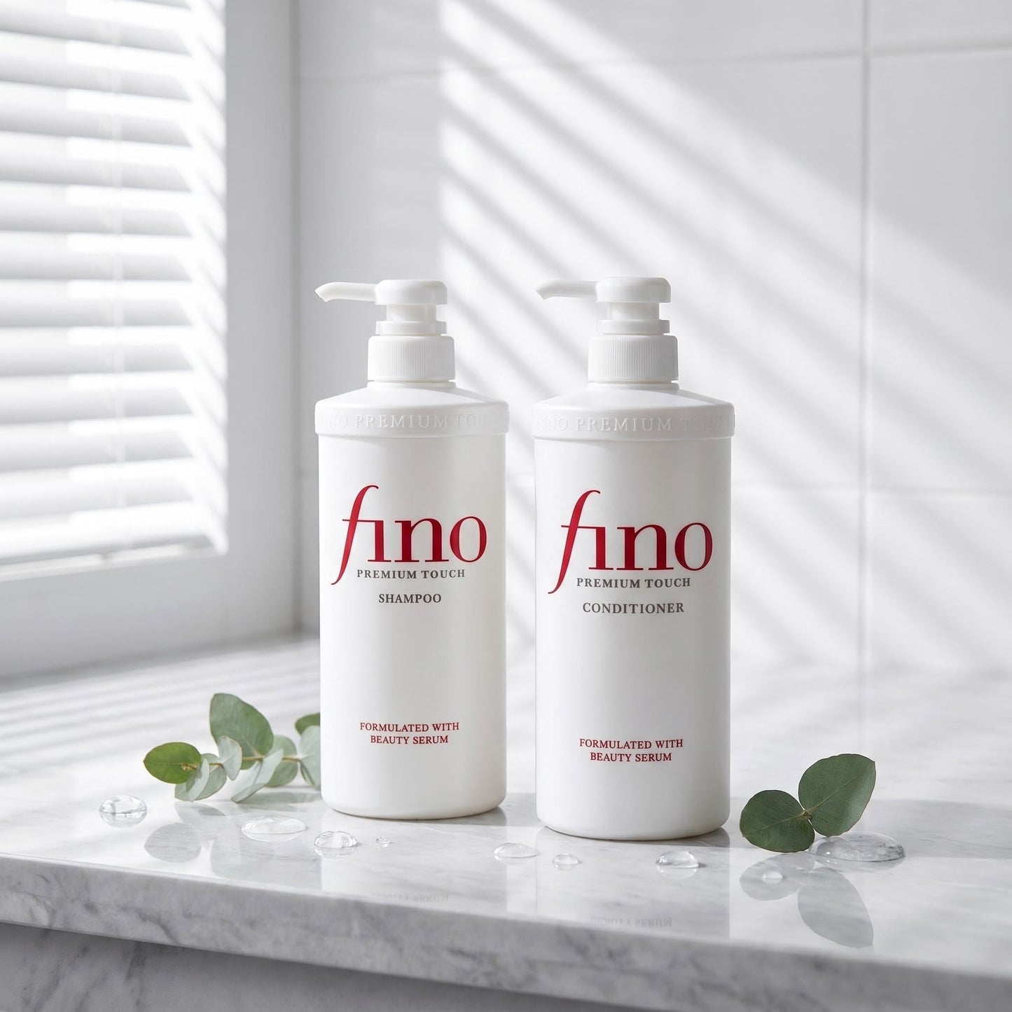 TJ SIGNATURE Fino Premium Touch Shampoo and Conditioner Set - J-Beauty Salon Grade Deep Repair Duo for Dry, Damaged & Frizzy Hair - Includes Exclusive Beauty & Personal Care TJ SIGNATURE