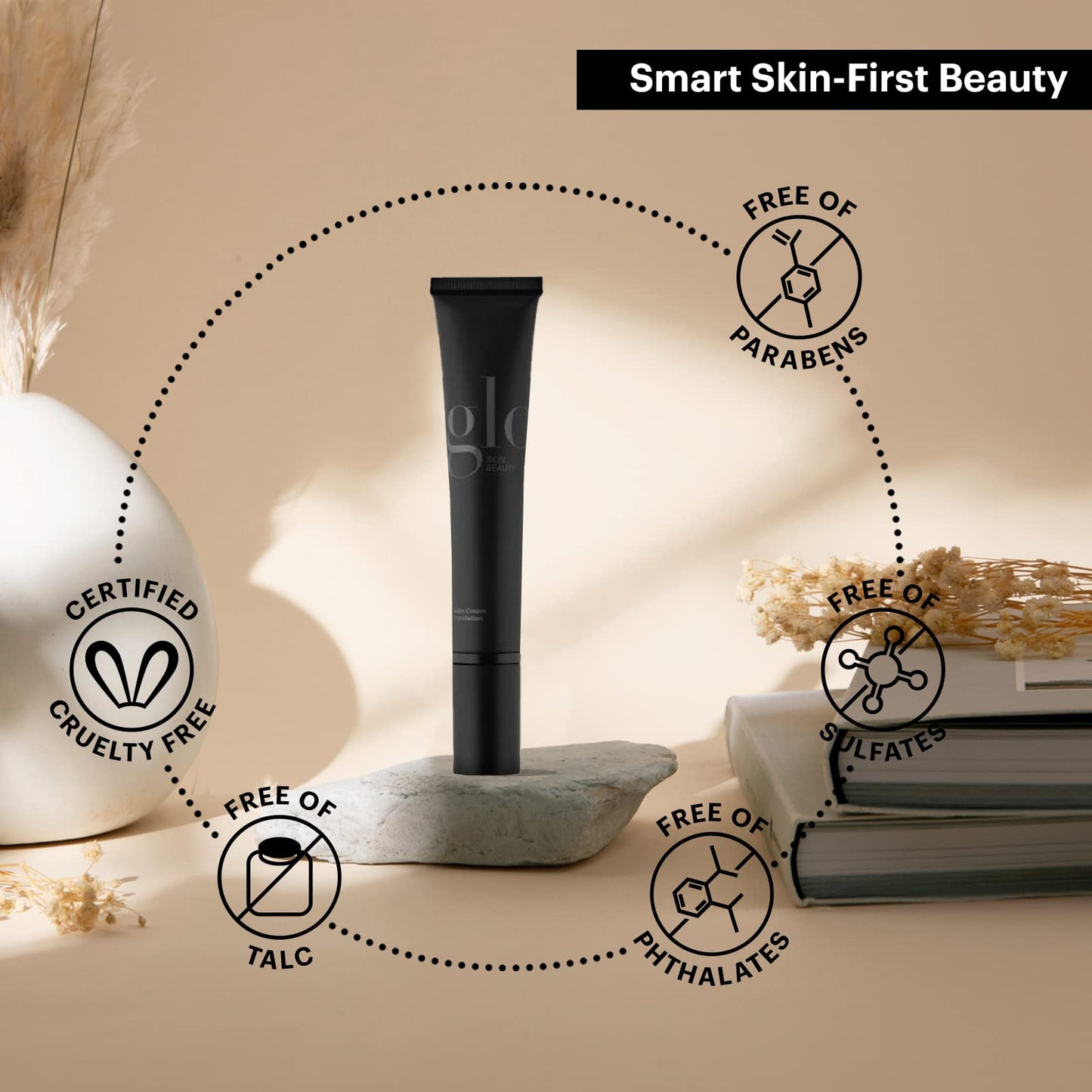 Glo Skin Beauty Satin Cream Foundation Makeup for Face, Golden Light - Full Coverage, Semi Matte Finish, Conceal Blemishes & Even Skin Tone Beauty & Personal Care Glo Skin Beauty
