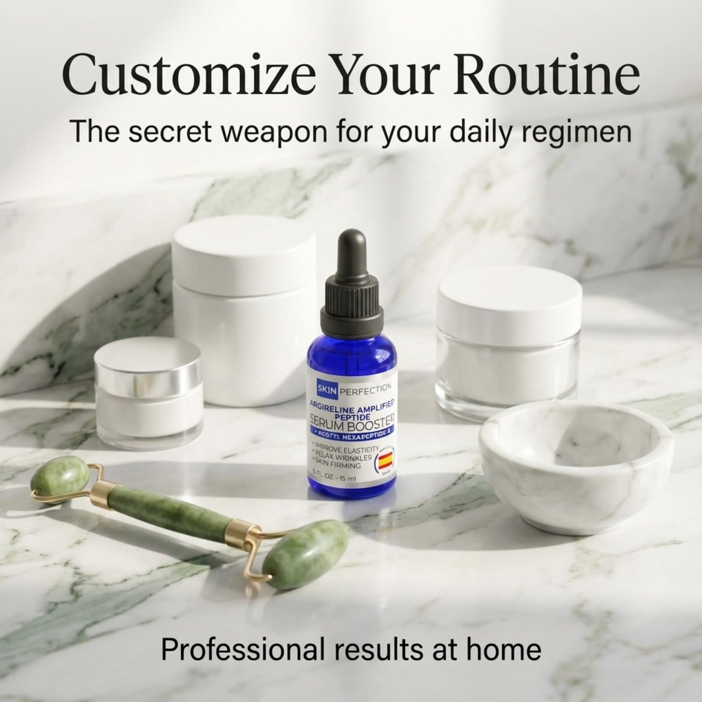 Skin Perfection Argireline Amplified Peptide Solution Multifunctional Anti-aging - Mix Into Any Face Cream for Diy Wrinkle Relaxing - Acetyl Beauty & Personal Care Skin Perfection