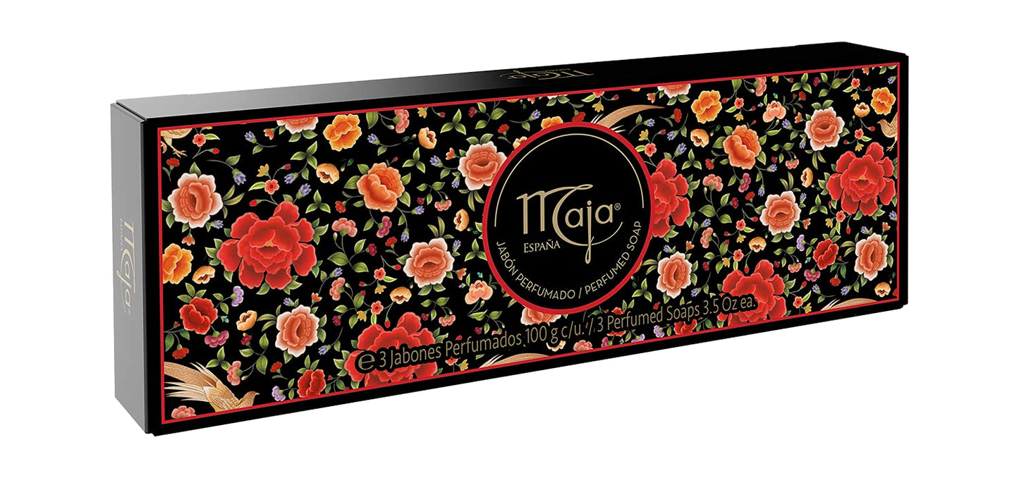 Maja Classic Luxury Perfumed Bar Soap. Moisturizes your Skin with Glycerin. Delicious and Distinctive Scent. 3 Soaps. 3.5 Oz / 100 g Beauty & Personal Care Maja
