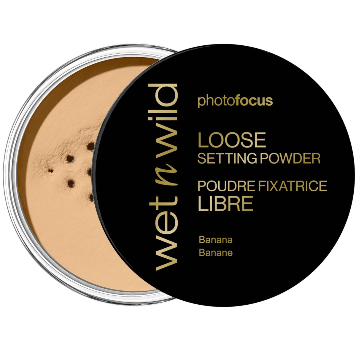 wet n wild Photo Focus Loose Baking Setting Powder, Highlighter Makeup, Suitable for All Skin Tones - Banana Beauty & Personal Care wet n wild