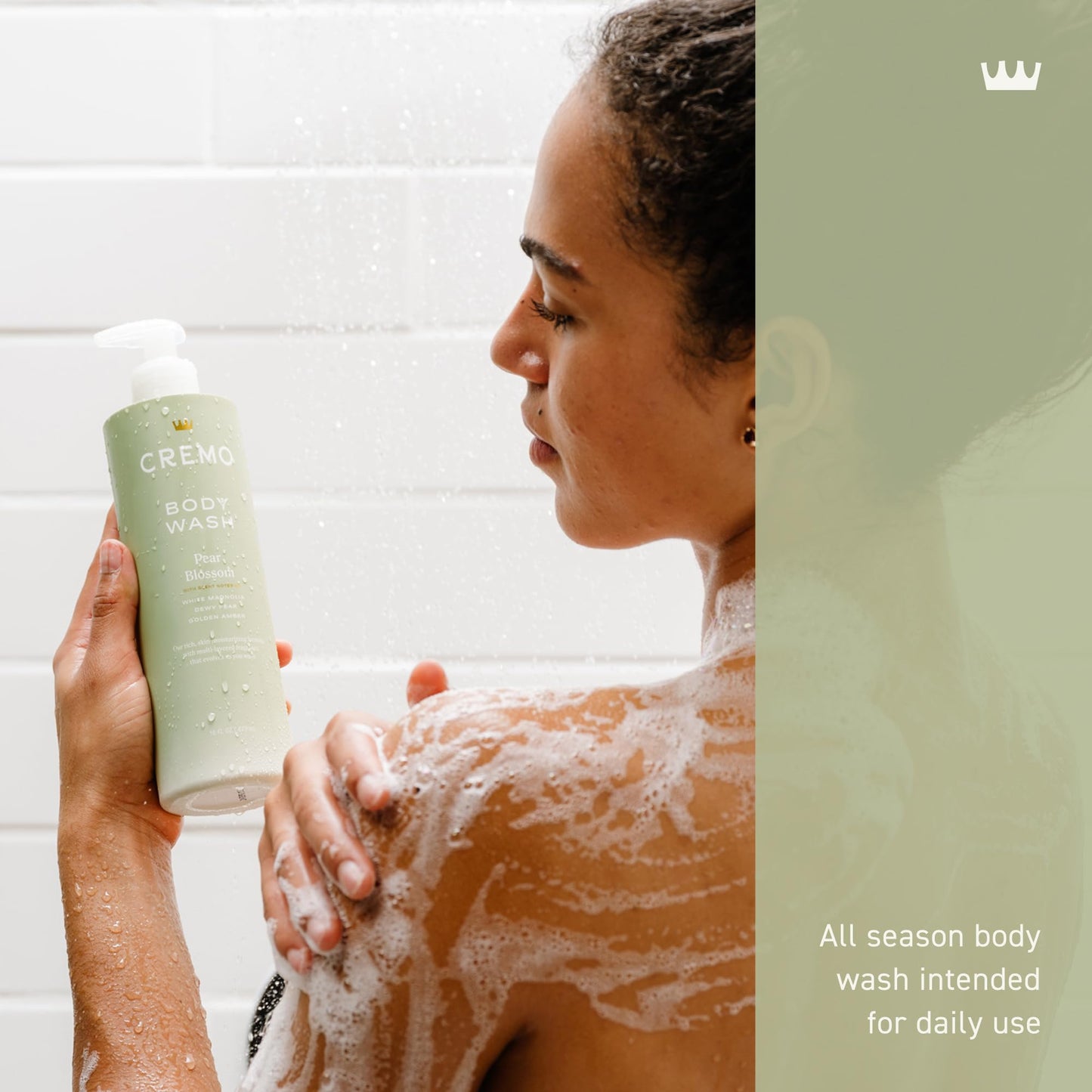 Cremo Pear Blossom Skin Moisturizing Body Wash for Women, Notes of Delicate Petals of Pear Blossoms, 16 Fl Oz Beauty & Personal Care Cremo