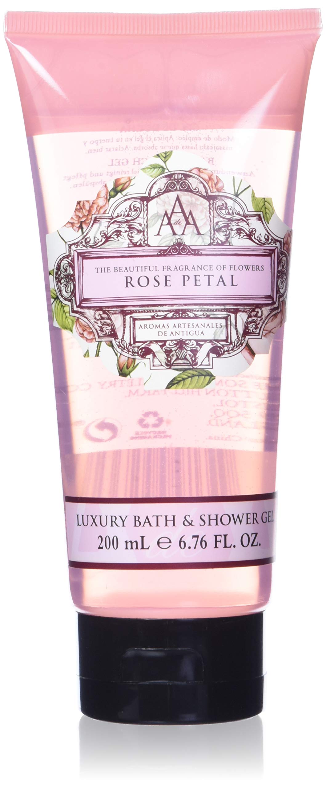 AAA by Somerset Rose petal bath & shower gel by somerset, 6.76 Fl Oz, (92362) Beauty & Personal Care AAA DE AROMAS ARTESANALES DE ANTIGUA