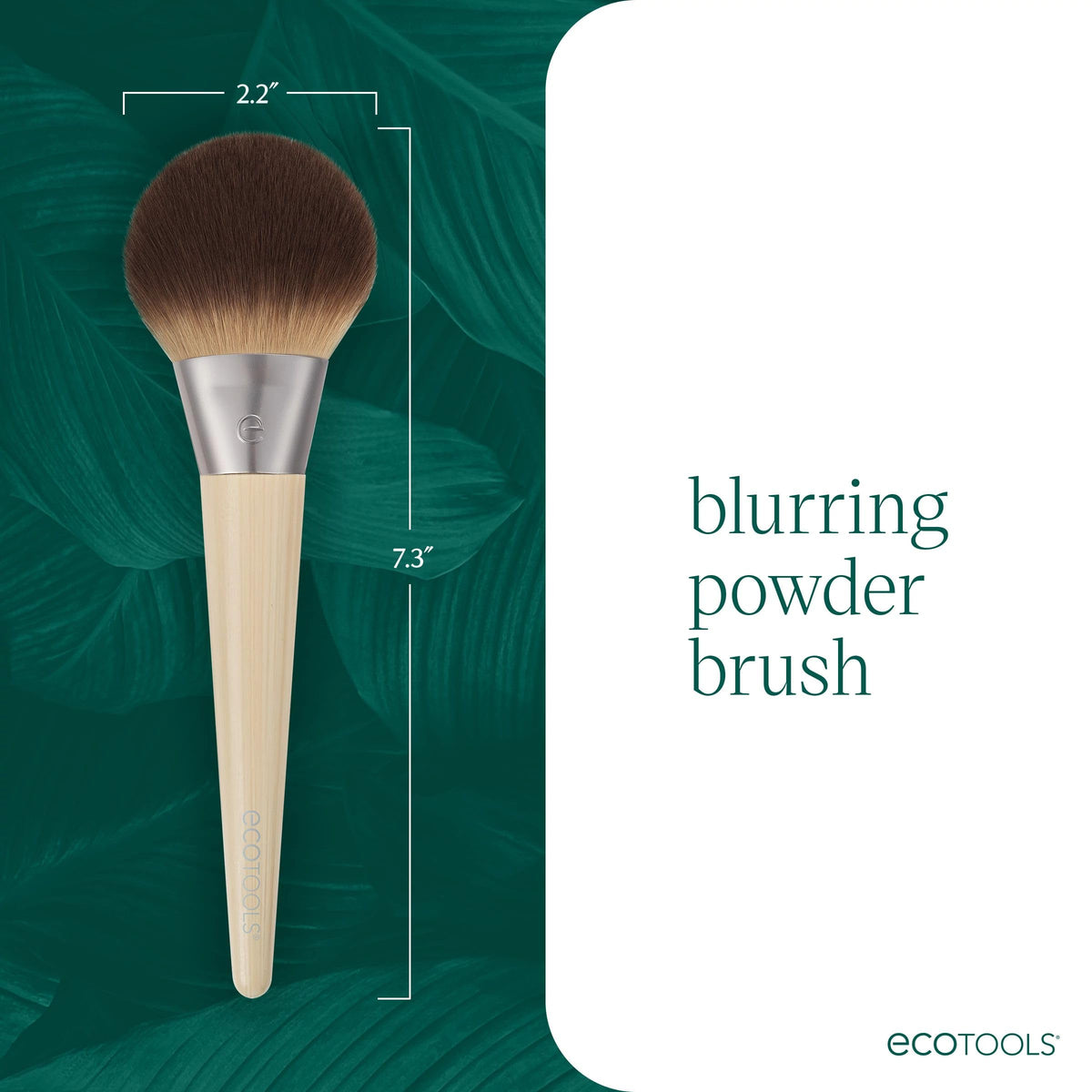 EcoTools Blurring Powder Makeup Brush, Large Makeup Brush, 1 Count