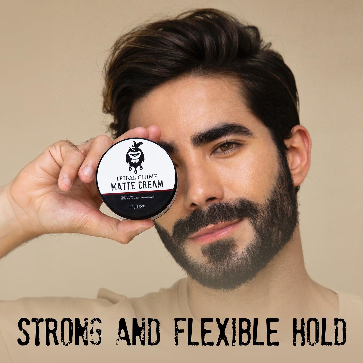 Tribal Chimp Matte Hair Styling Paste for Men - Medium to Strong Hold, Matte Finish, Easy to Apply & Wash Out - Styling Paste for All Hair Types Beauty & Personal Care Tribal Chimp