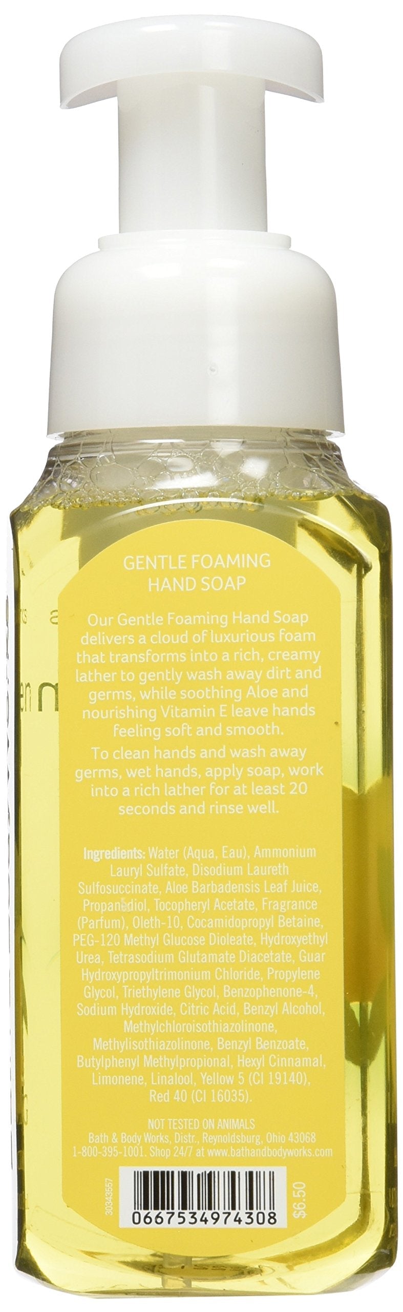 Bath & Body Works Kitchen Lemon Gentle Foaming Hand Soap Beauty & Personal Care Bath & Body Works