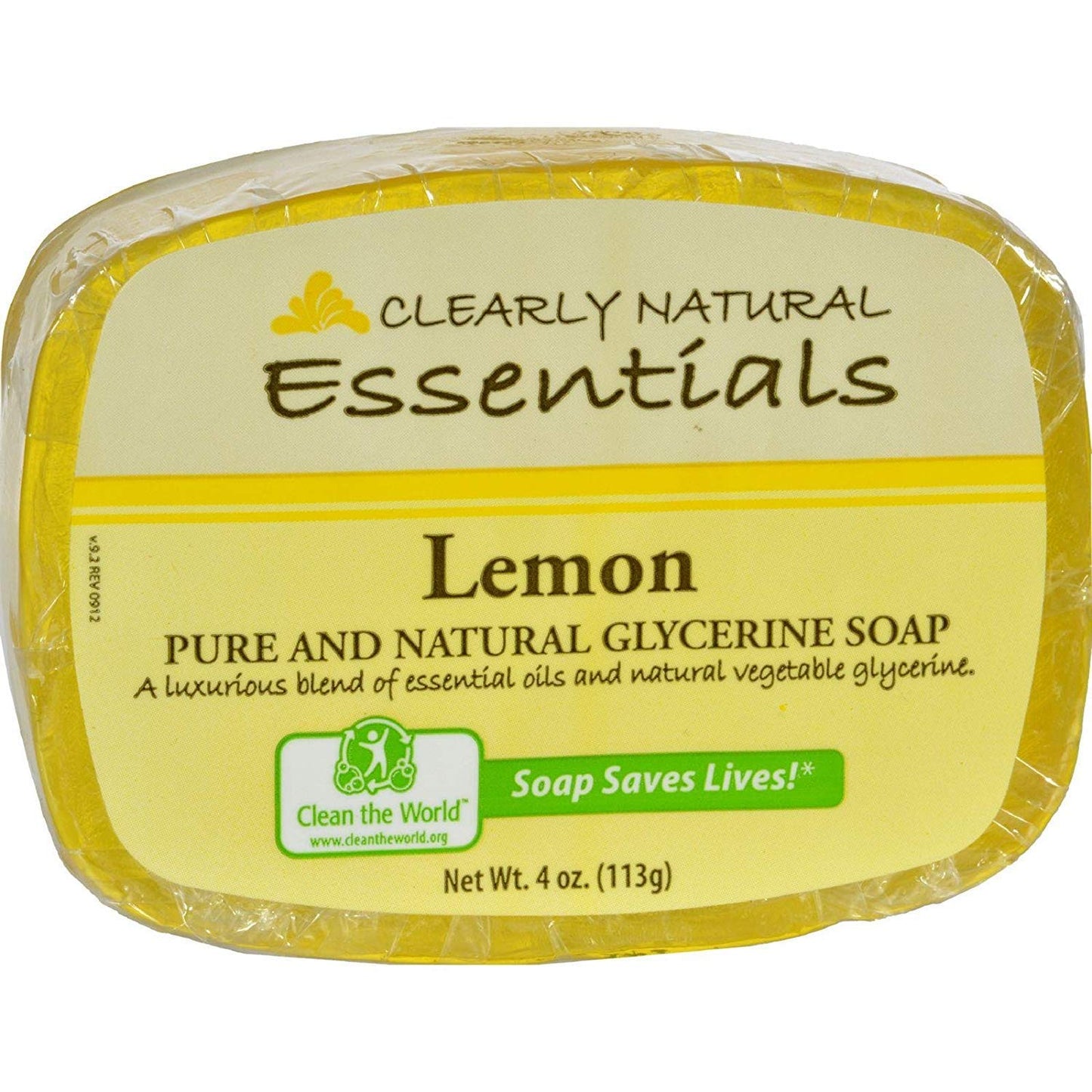 Clearly Natural Lemon Glycerine Bar Soap, 4 Ounce - 6 per case. Beauty & Personal Care Clearly Natural