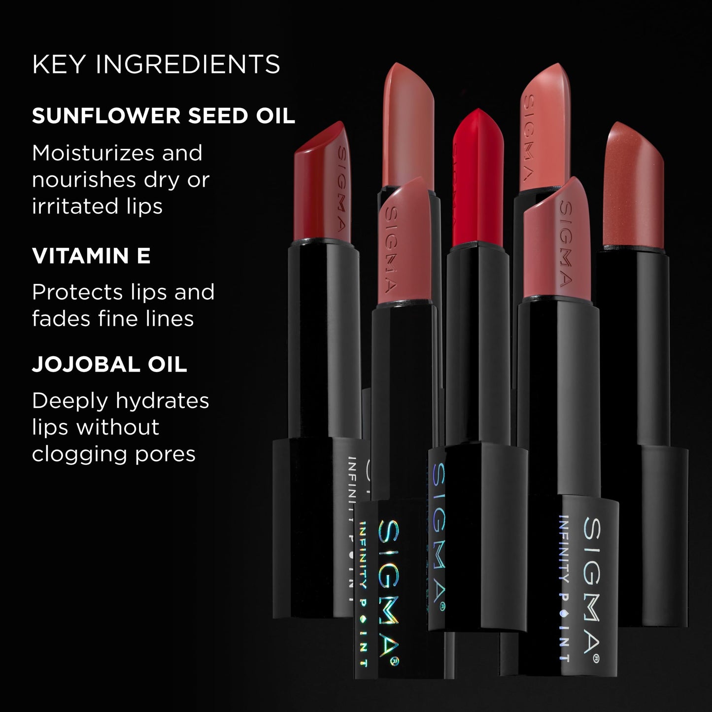 Sigma Beauty Infinity Point Lipstick - Red Velvet Beauty & Personal Care Sigma Beauty