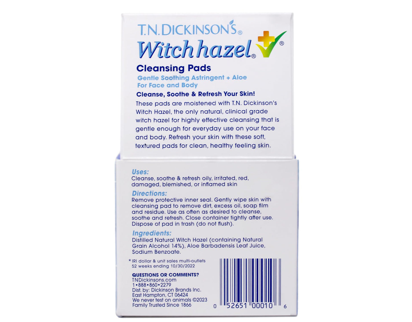 T.N. Dickinson's: Witch Hazel Cleansing Pads (5 pack)
