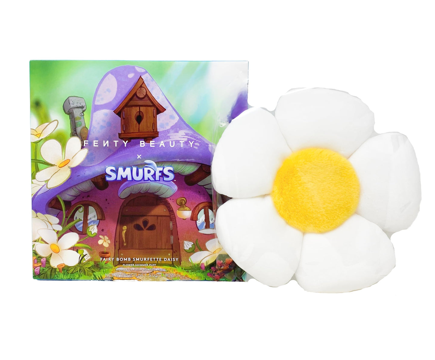 Fairy Bomb Smurfette Daisy Flower Shimmer Puff Beauty & Personal Care FENTY BEAUTY