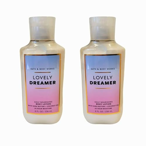 Bath & Body Works Daily Nourishing Body Lotion, Set of 2, 8oz Each (Lovely Dreamer) Beauty & Personal Care Bath & Body Works