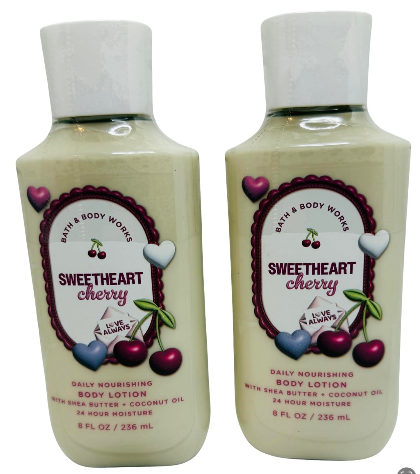 Bath & Body Works Sweetheart Cherry Body Lotion 8 Ounces Each Pack of 2 Beauty & Personal Care Bath & Body Works