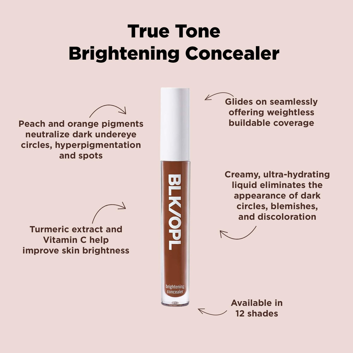 BLK/OPL True Tone Brightening Concealer (Mahogany Mecca)