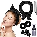 Heatless Velvet Hair Curlers to Sleep in Heatless Curling Rod Headband For Long Hair Overnight No Heat Curls for Women Long Hair Waves - 6 Pieces Set Beauty & Personal Care Ailsa
