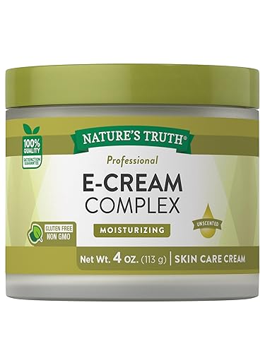 Nature's Truth Vitamin E Cream Complex | with Vitamin A & D | 4 oz | Moisturizing Skin Care Cream Beauty & Personal Care Nature's Truth