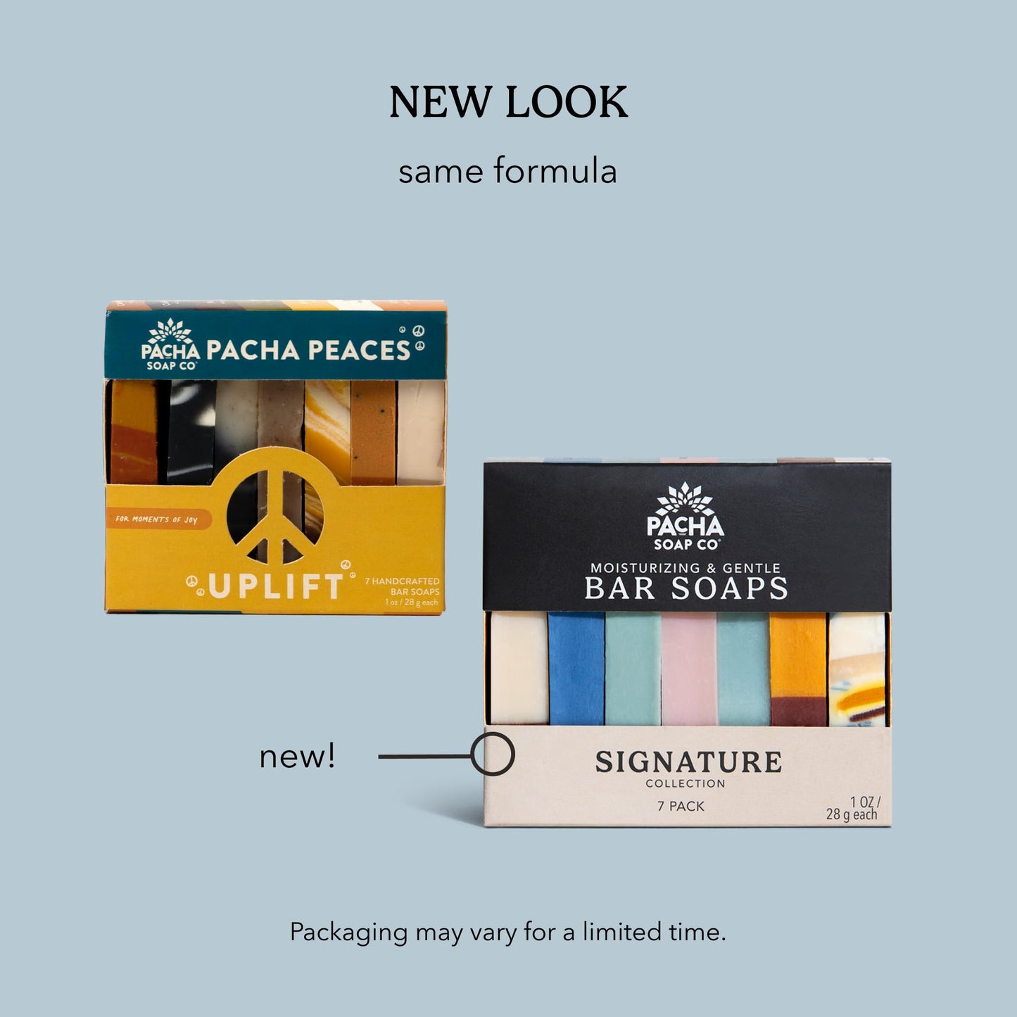 Pacha Soap Co. Bar Soap Variety Set - Signature Scents, Premium Handcrafted Trial & Travel Size Bars for Face, Hands & Body, Hydrating Formula Beauty & Personal Care Pacha Soap Co