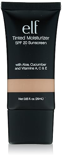 e.l.f. Cosmetics Tinted Moisturizer, Light Coverage, UVA/UVB SPF 20 Protection, Beige, 0.88 Fluid Ounces Beauty & Personal Care e.l.f. Cosmetics