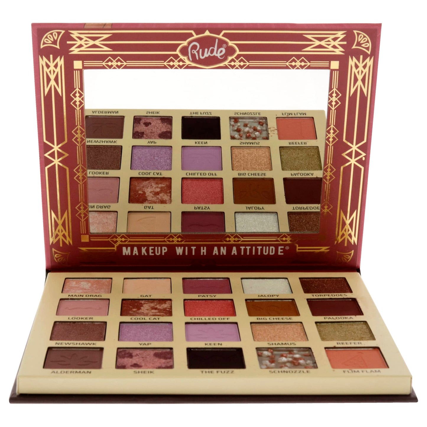 Rude Cosmetics The Roaring 20s Eyeshadow Palette - Excessive Eye Shadow Women 0.84 oz Beauty & Personal Care RUDE