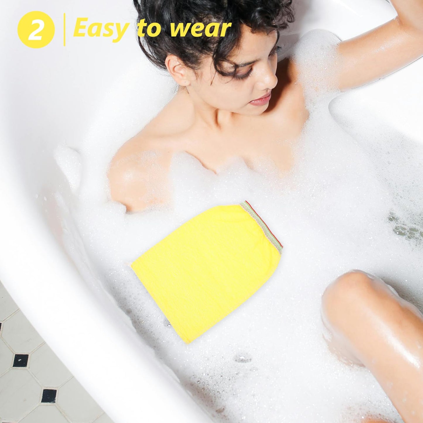 Healifty 25Pcs Disposable Exfoliating Bath Gloves for Shower Body Scrubbing Dead Skin Removal Non-Slip Back Scraper Mitts for Men and Women Beauty and Personal Care Healifty