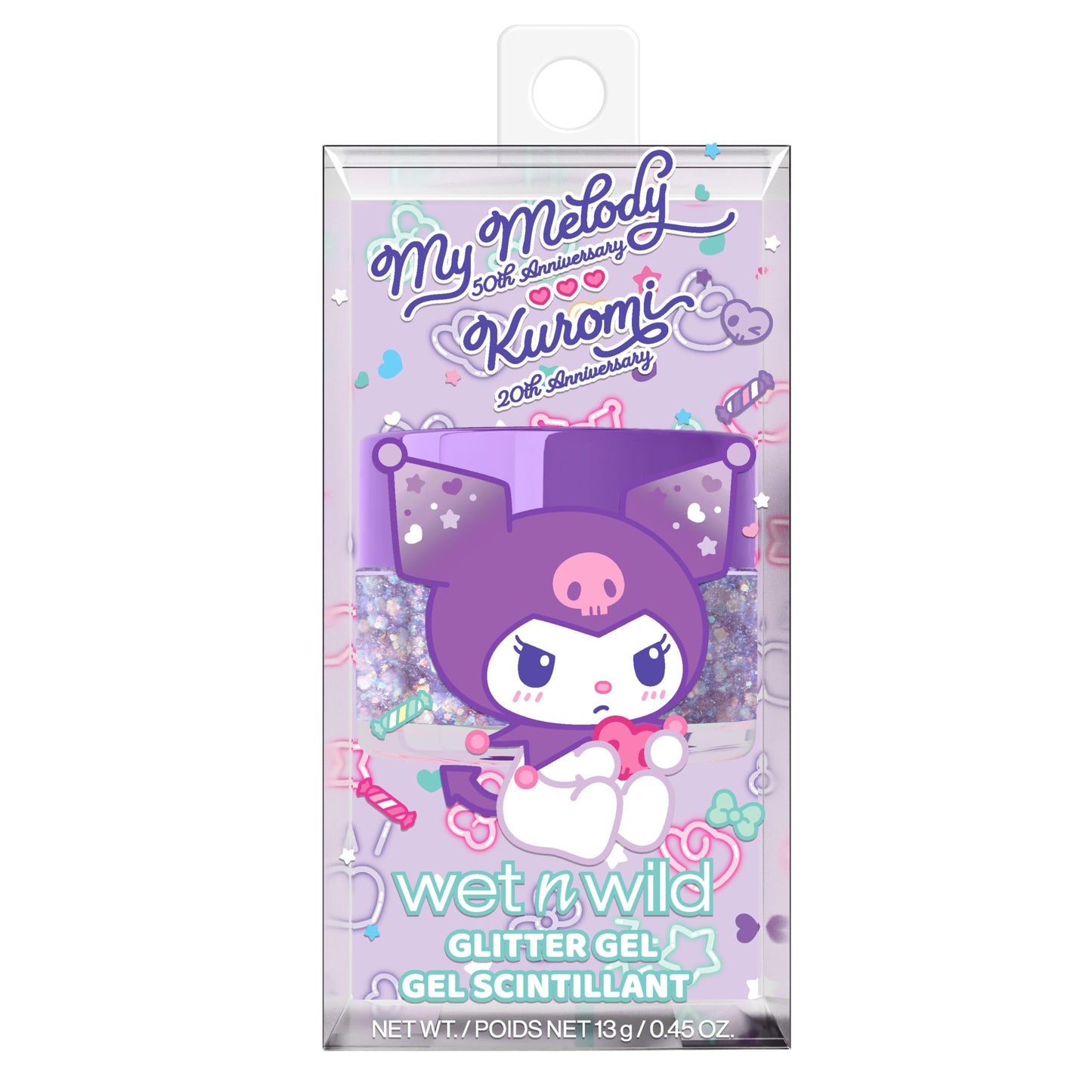 wet n wild My Melody and Kuromi Glitter Gel - Spunky Beauty & Personal Care wet n wild