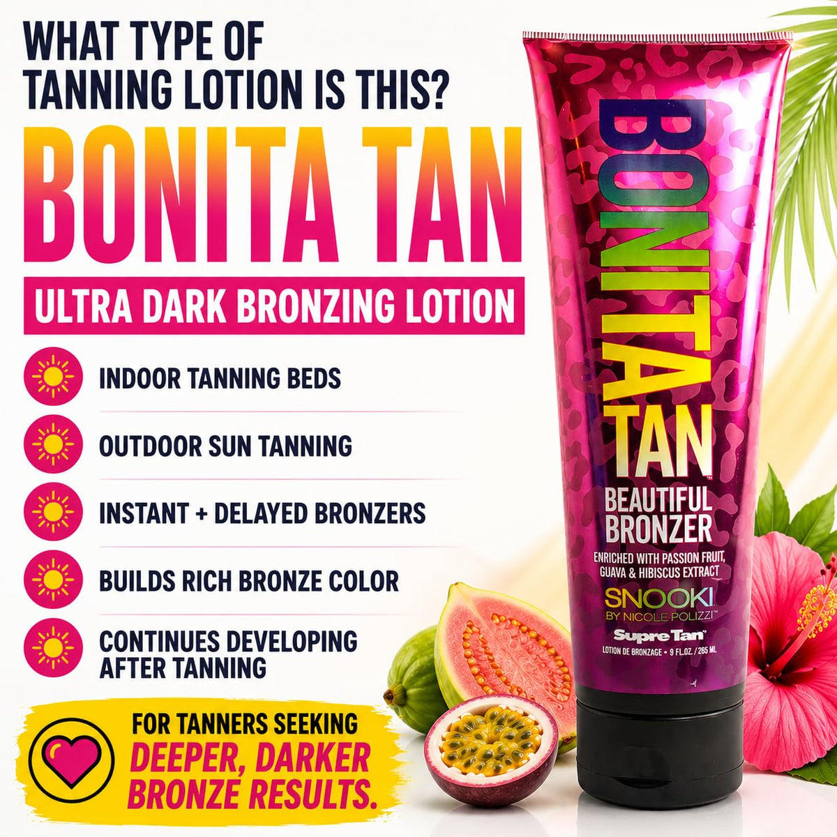 Supre Snooki Bonita Tan Beautiful Bronzer, Brown Beauty & Personal Care Supre