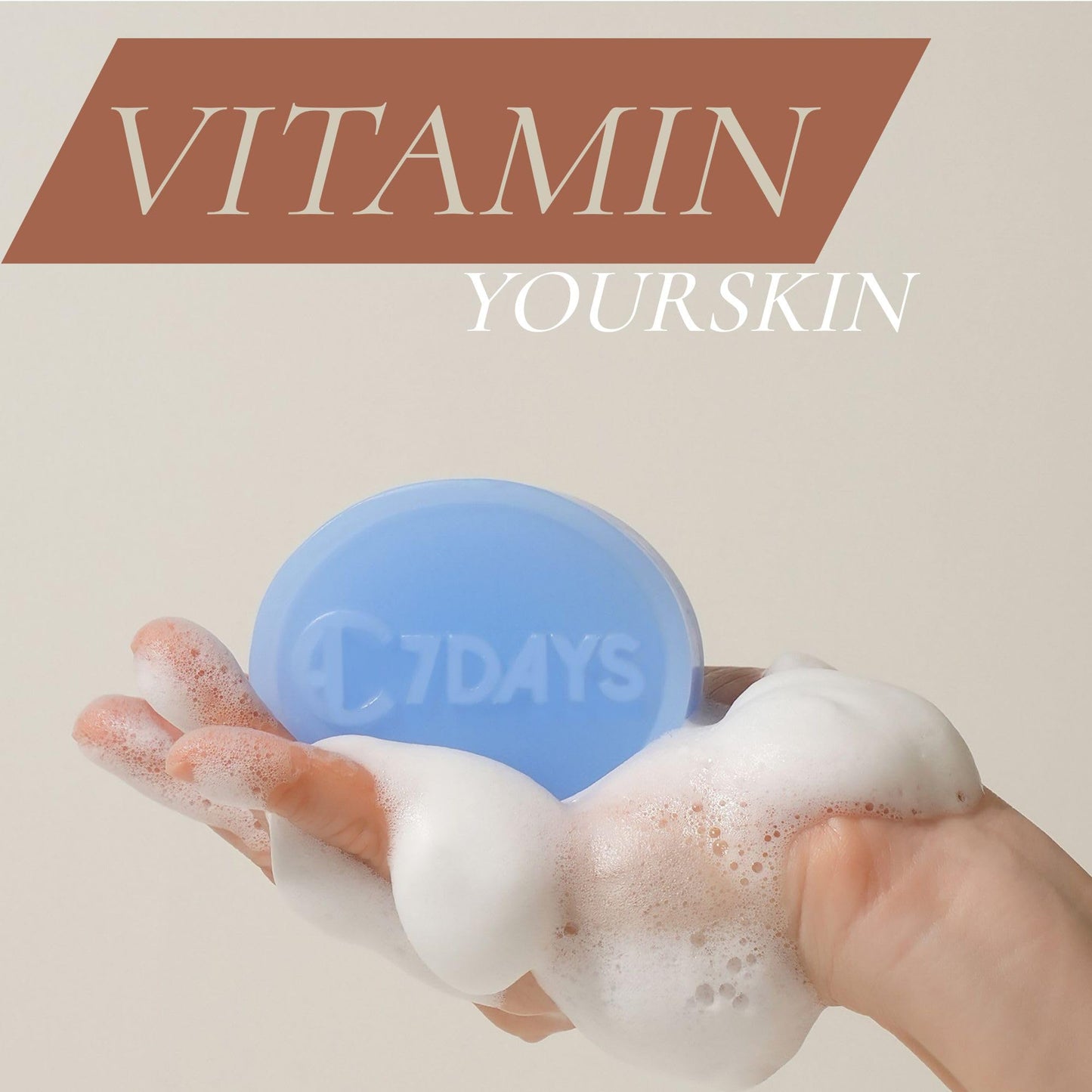 CDH7DAYS Soft Milky Soap Bar for Moms, EWG Verified & Vegan, Korean Handmade Natural Body Soap, Unscented, Plant-Based Gentle Cleanser for Sensitive Beauty & Personal Care CDH7DAYS Soap that Resembles Nature