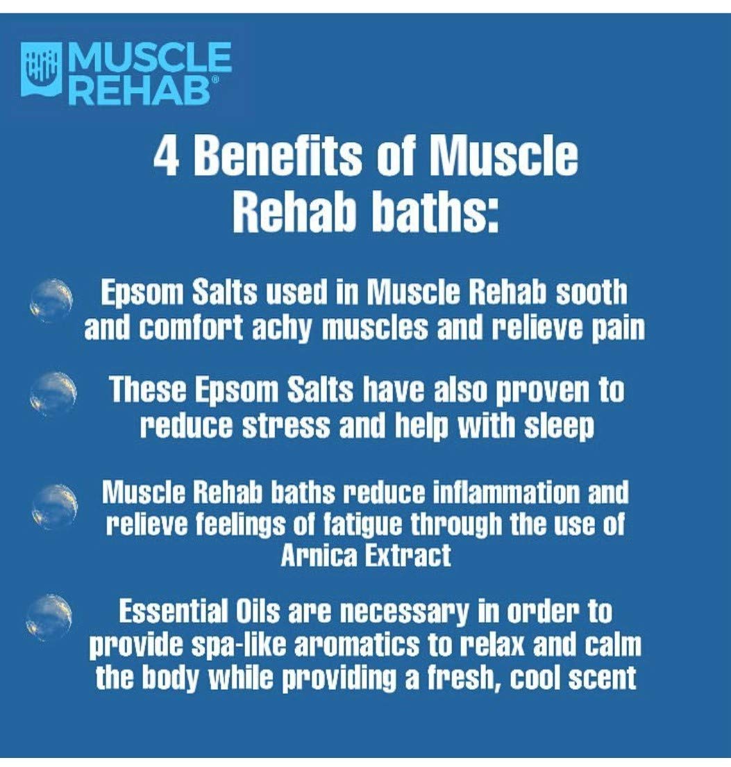 Muscle Rehab Sports Recovery Intro Gift Set (2) Sets- Fast-Absorbing Muscle Soak for Post-Workout or Run - Bath Bombs and Soak for Sore Muscles… Beauty & Personal Care Muscle Rehab