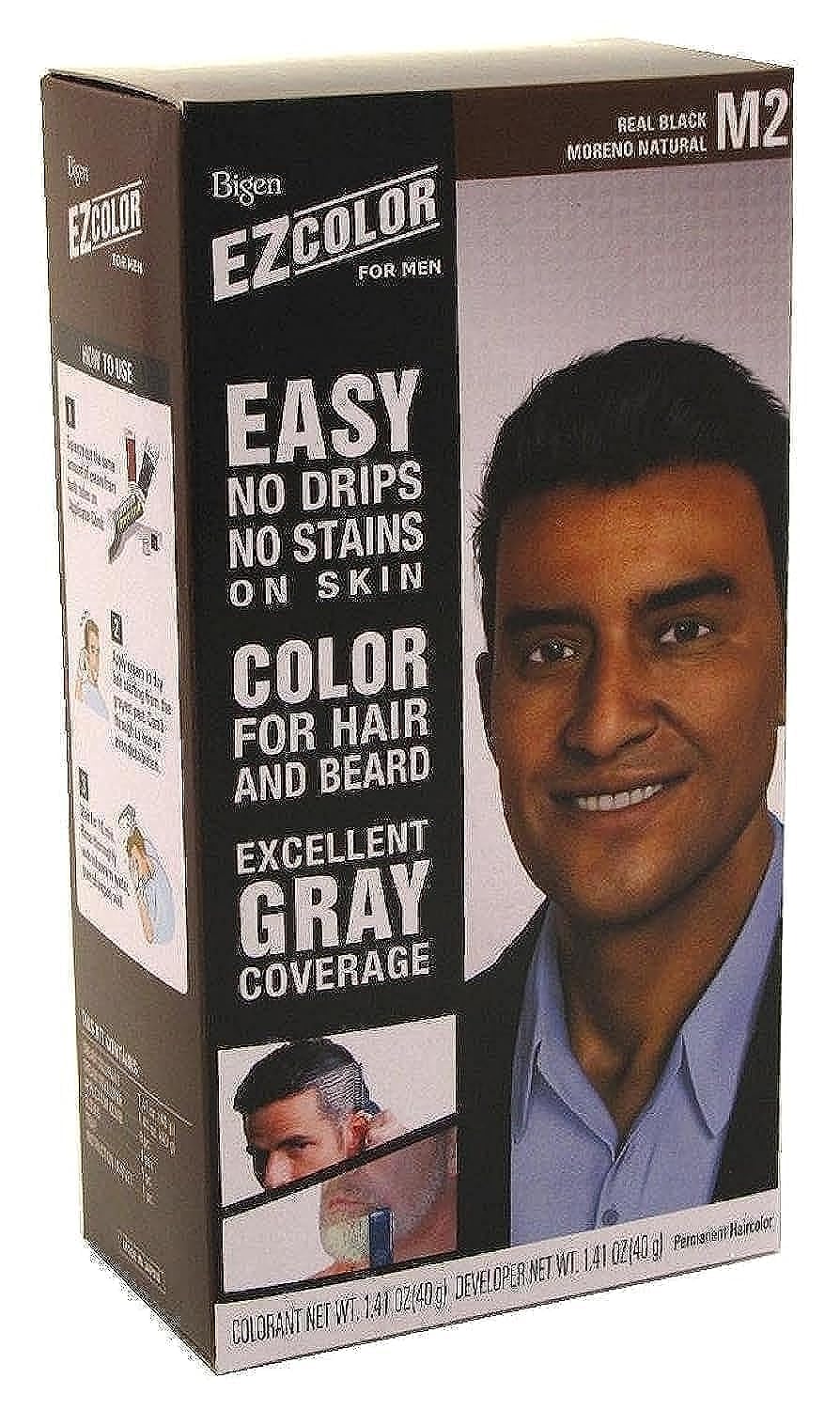 Bigen EZ Color for Men Real Black Kit (Pack of 6) Beauty & Personal Care Bigen